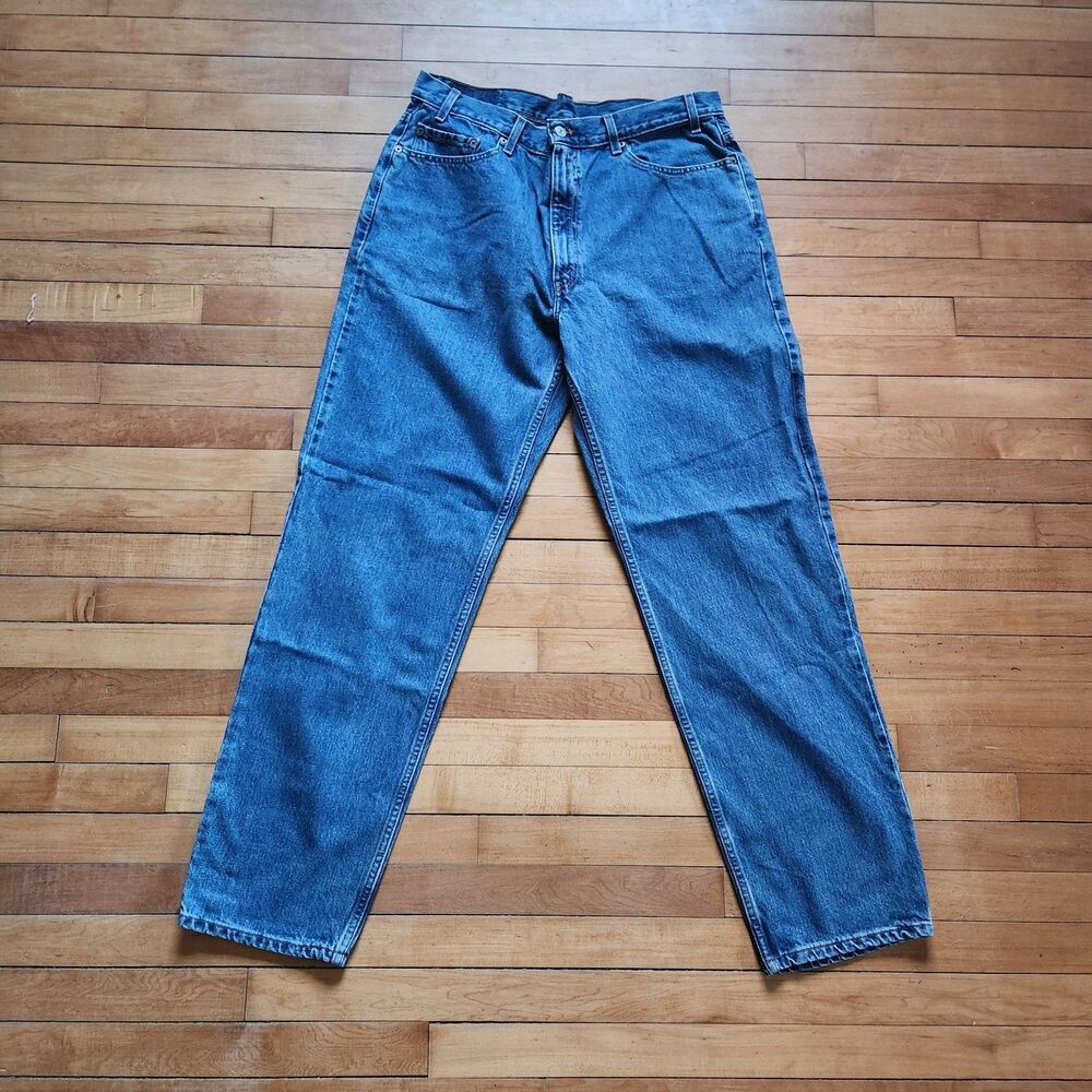 Vintage Levi's 550 USA Relaxed Fit Jeans Mens 40x34 Medium Wash Straight Denim